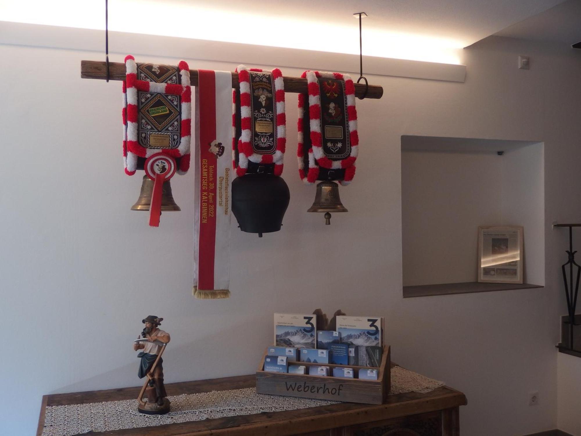 Weberhof Toblach Villa Bagian luar foto